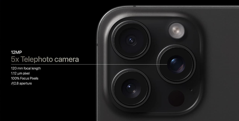 苹果揭秘iPhone 15 Pro Max 5倍光学变焦之谜